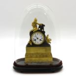Barbot de Paris Gold Gilt and Bronze Clock Circa 1820