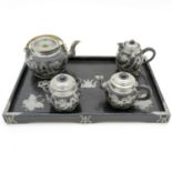 Chinese Tea Service with Platter