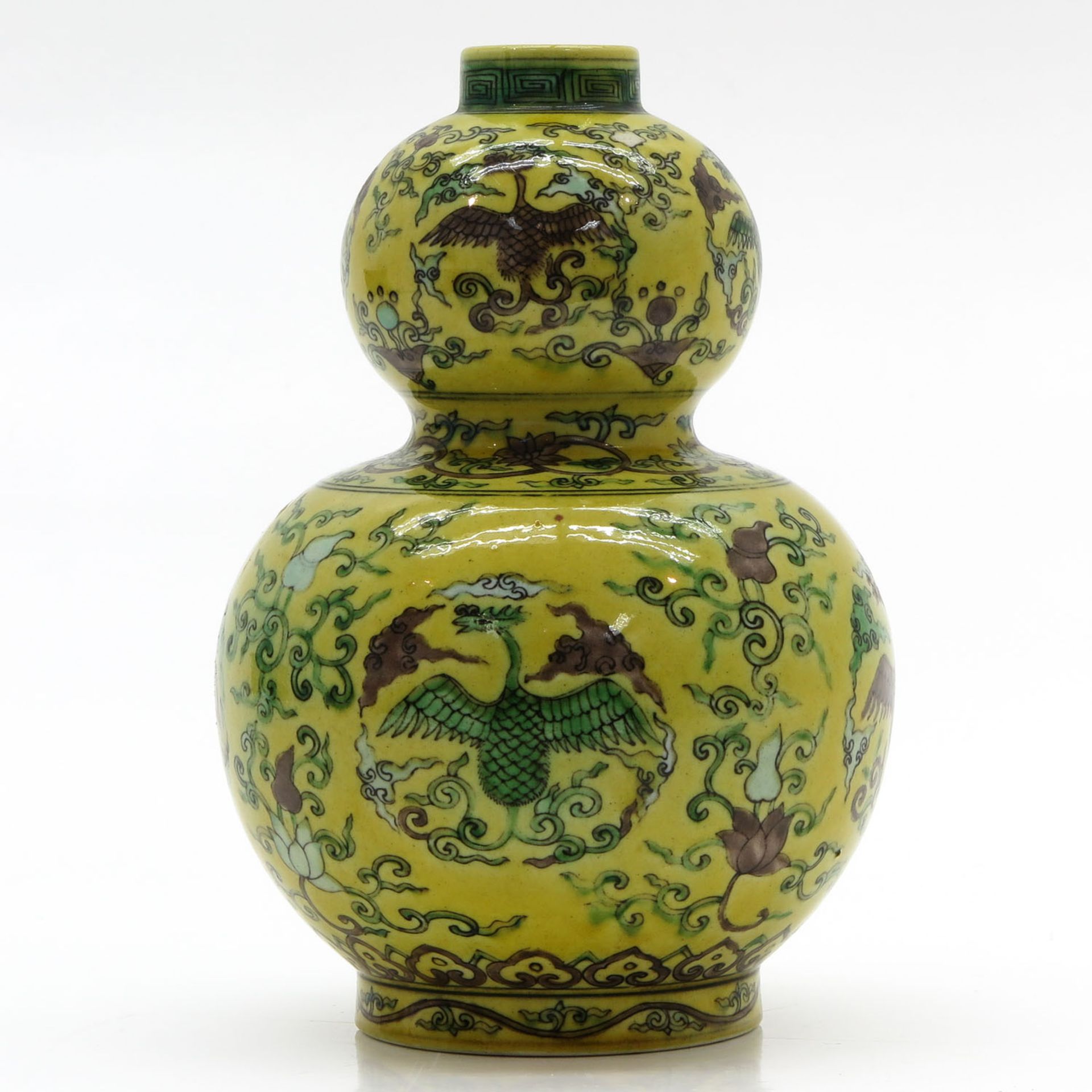 China Porcelain Double Gourd Vase - Bild 4 aus 6