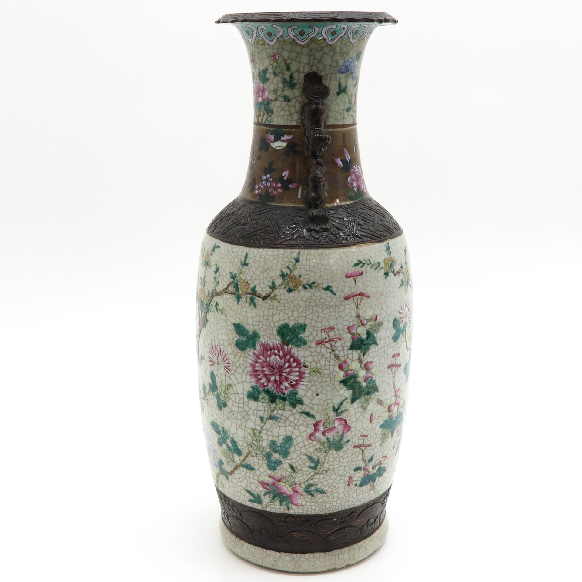 China Porcelain Nanking Vase - Bild 2 aus 6