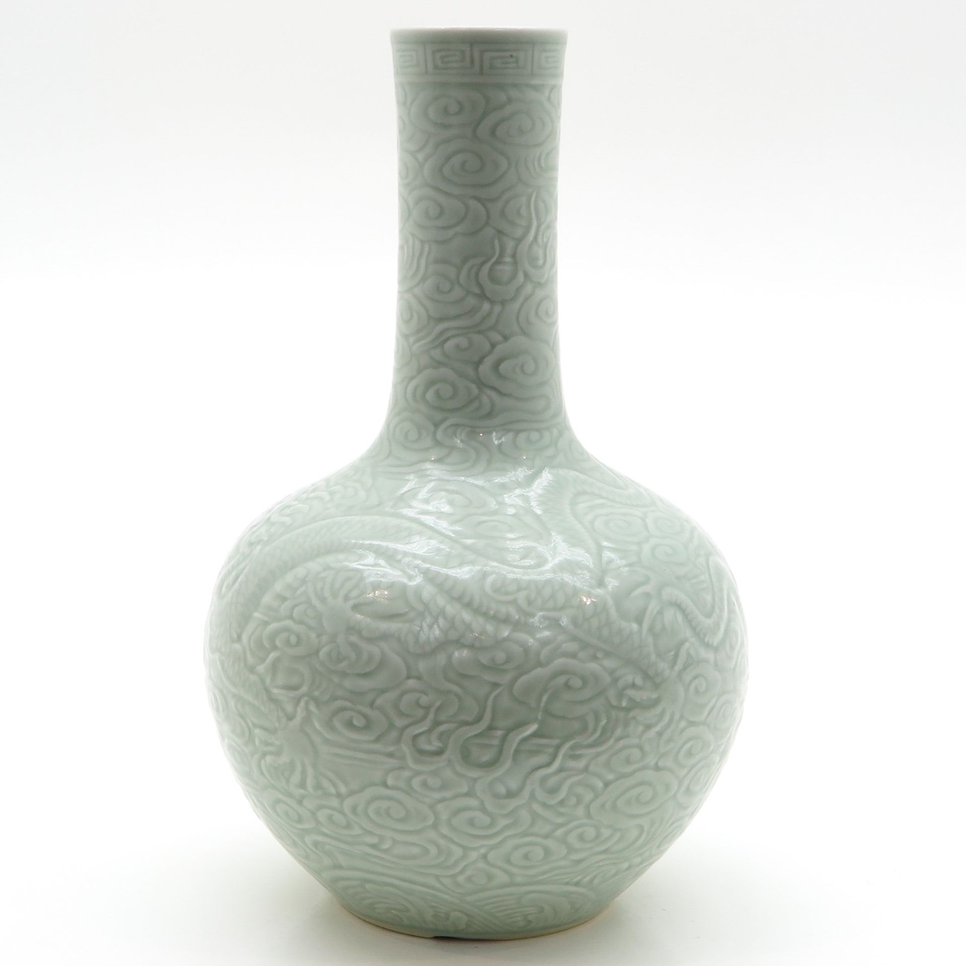 China Porcelain Celadon Vase - Bild 3 aus 6