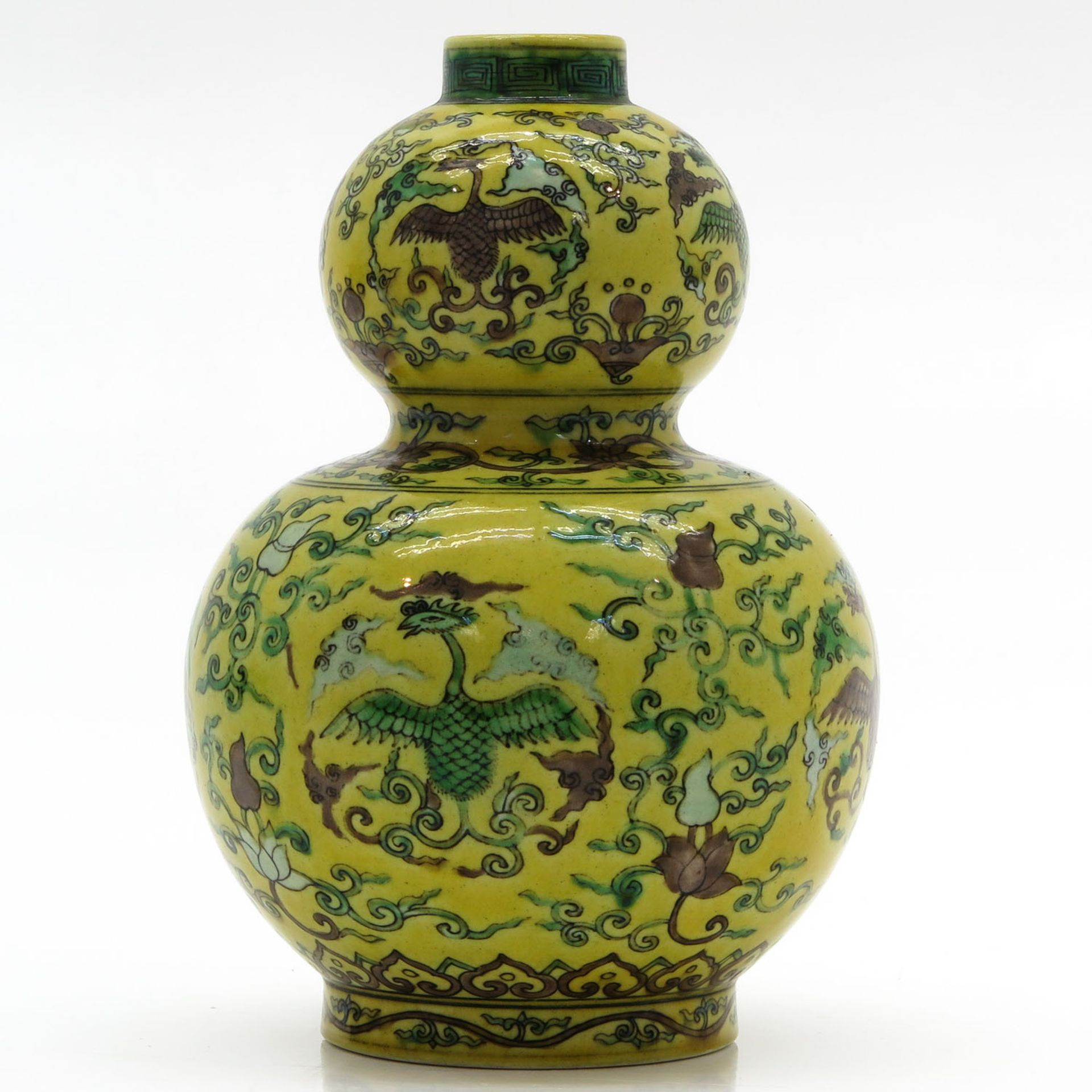 China Porcelain Double Gourd Vase - Bild 2 aus 6