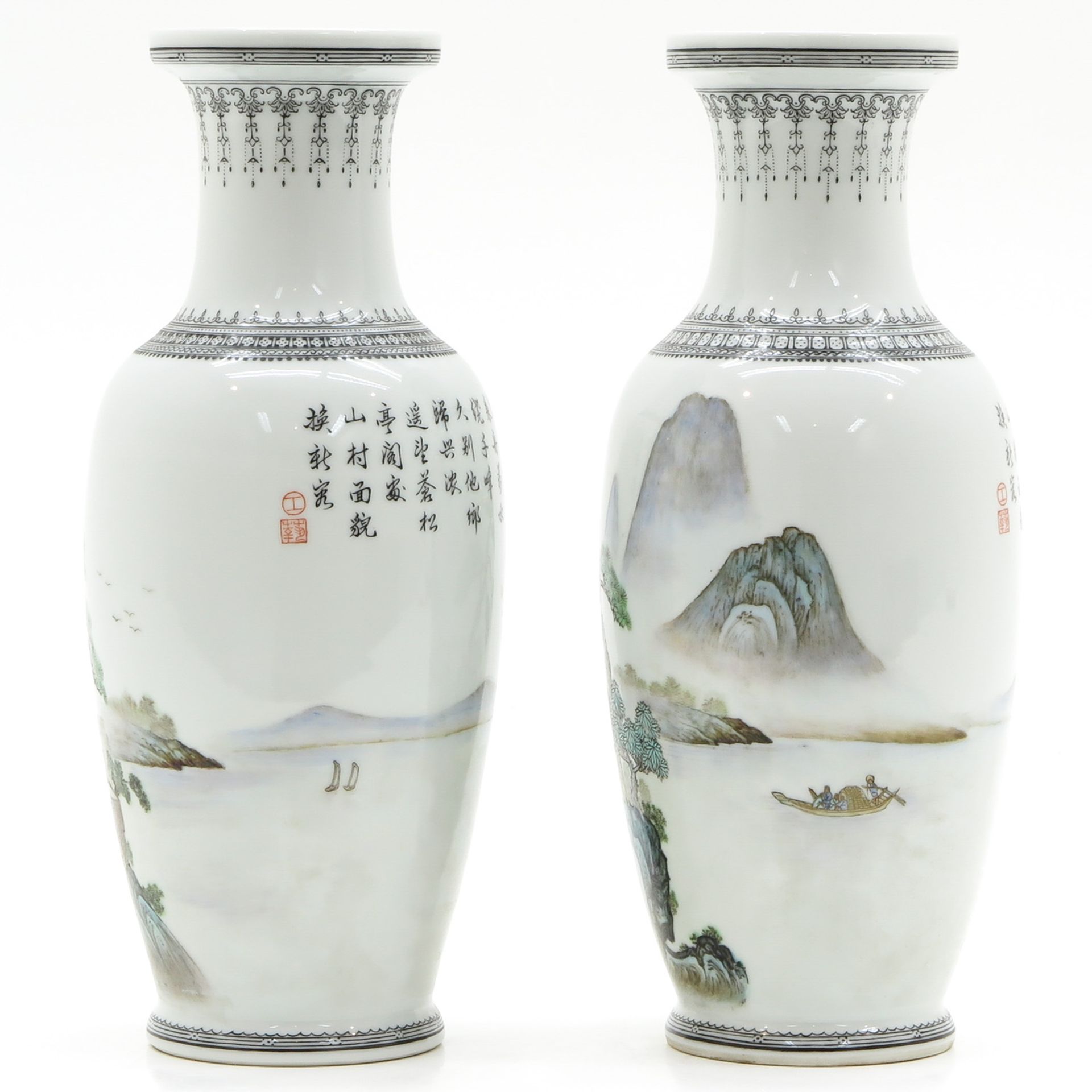 Pair of Republic Period Vases - Bild 2 aus 6
