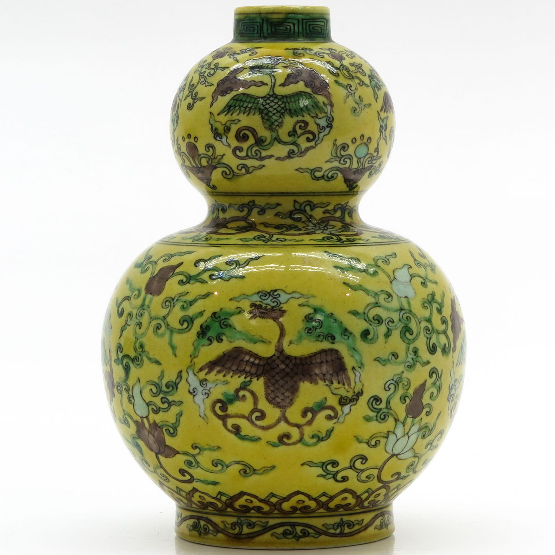 China Porcelain Double Gourd Vase - Bild 3 aus 6