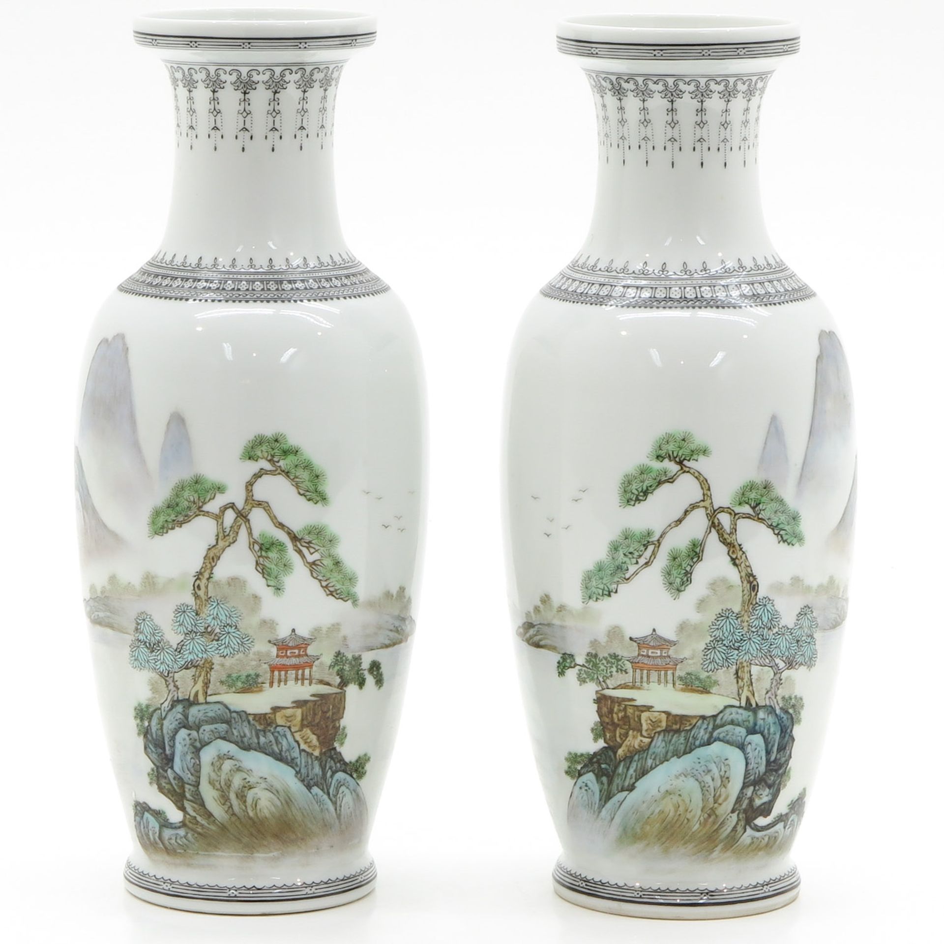 Pair of Republic Period Vases