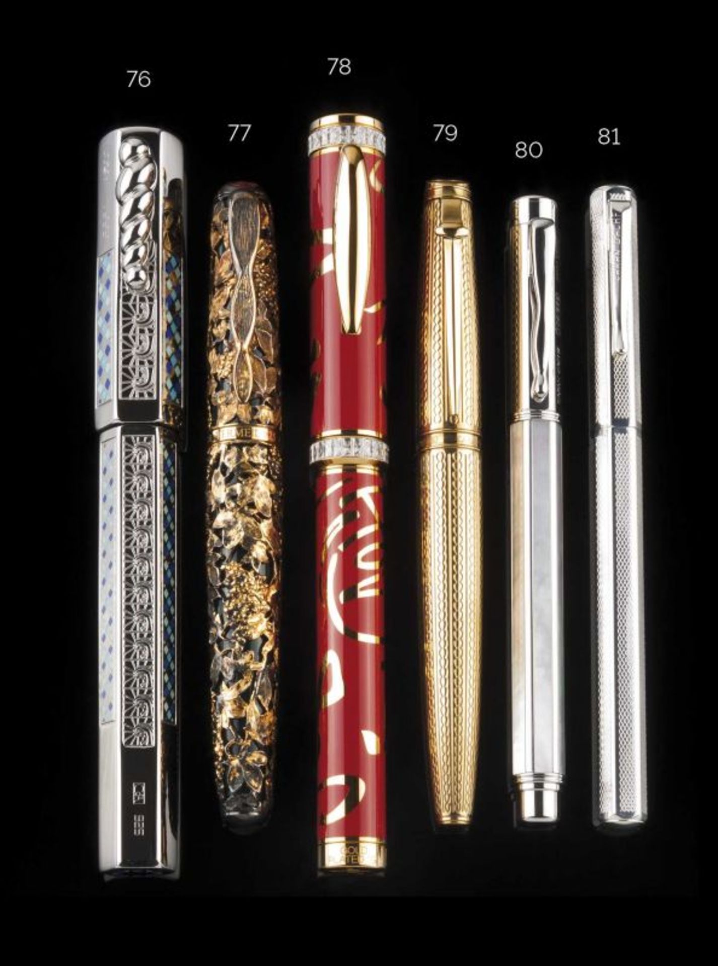 Caran d'Ache Colletion Privé Gold plated with guilloche decoration 1994, limited edition 1537/2000