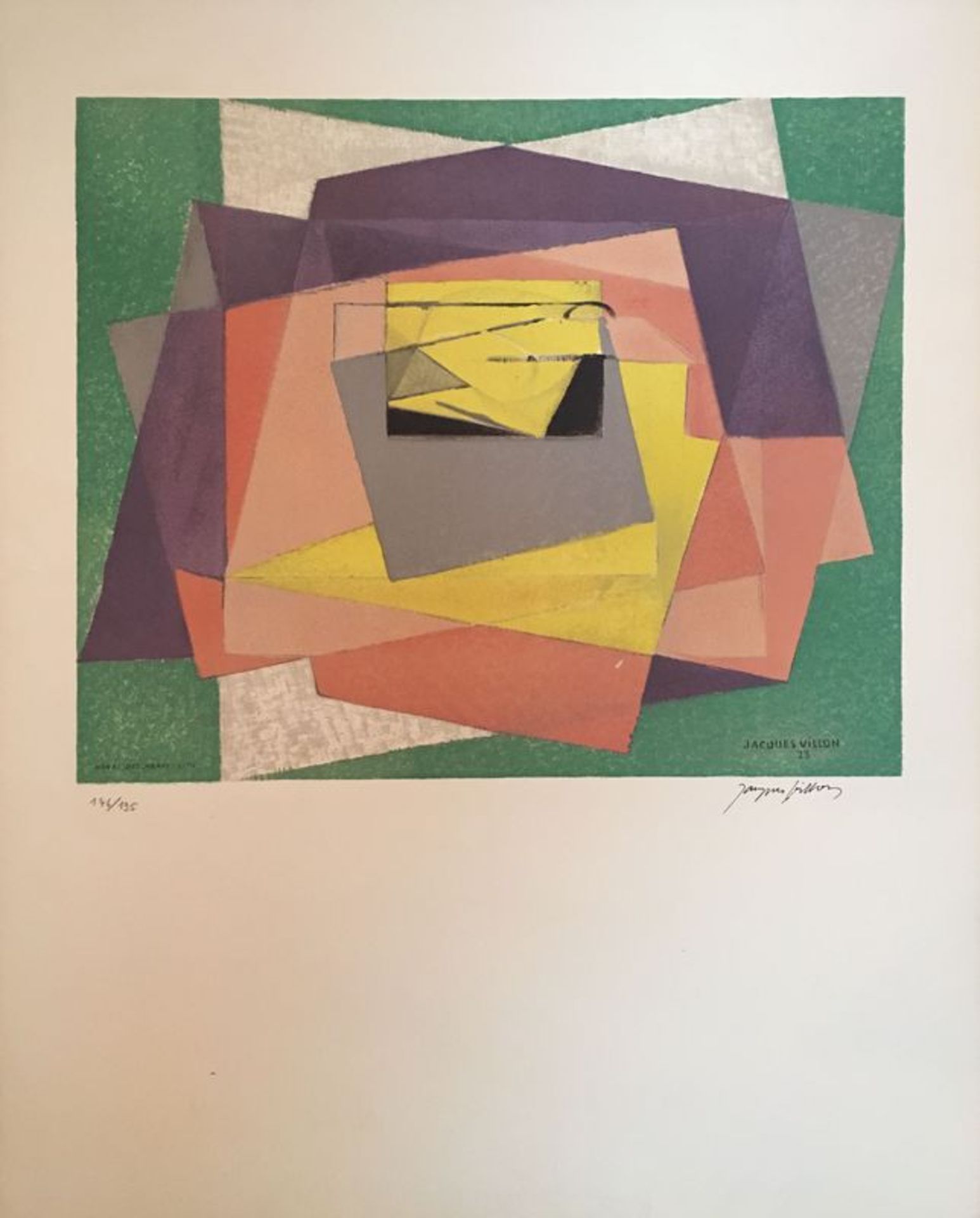 Jacques Villon Composition, 1923 Lithographie sur papier signé et daté dans la [...] - Bild 2 aus 5