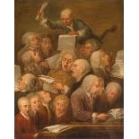 Nach William Hogarth (1697 – London – 1764)A Chorus of Singers – nach dem Stich „The Oratorio of