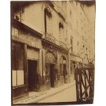 Eugène Atget (Libourne b. Bordeaux 1857 – 1927 Paris) Rue de la Parcheminerie. 1899 Vintage.