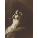 Pierre Choumoff (Hrodna 1872 – 1936 Lódz) Auguste Rodin im Profil. Um 1917 Vintage. Kohledruck. 22,2