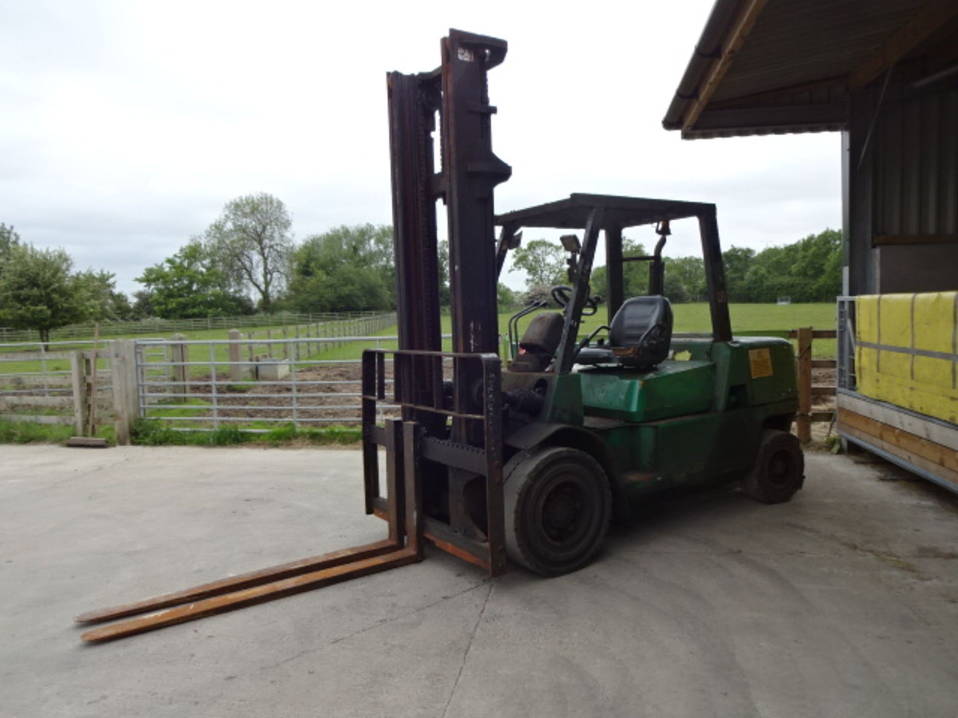 2008 CATERPILLAR DP50K-2 5t diesel driven forklift truck S/n:ET28B51200 with duplex mast (RDL) - Image 3 of 6