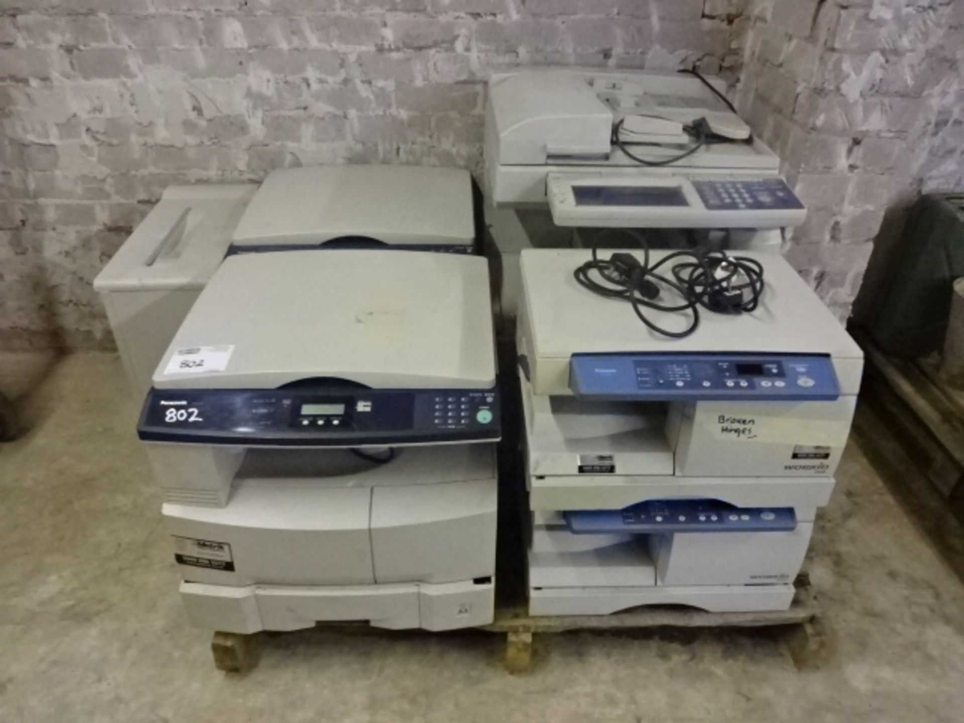 4 x PANASONIC photocopiers/printers