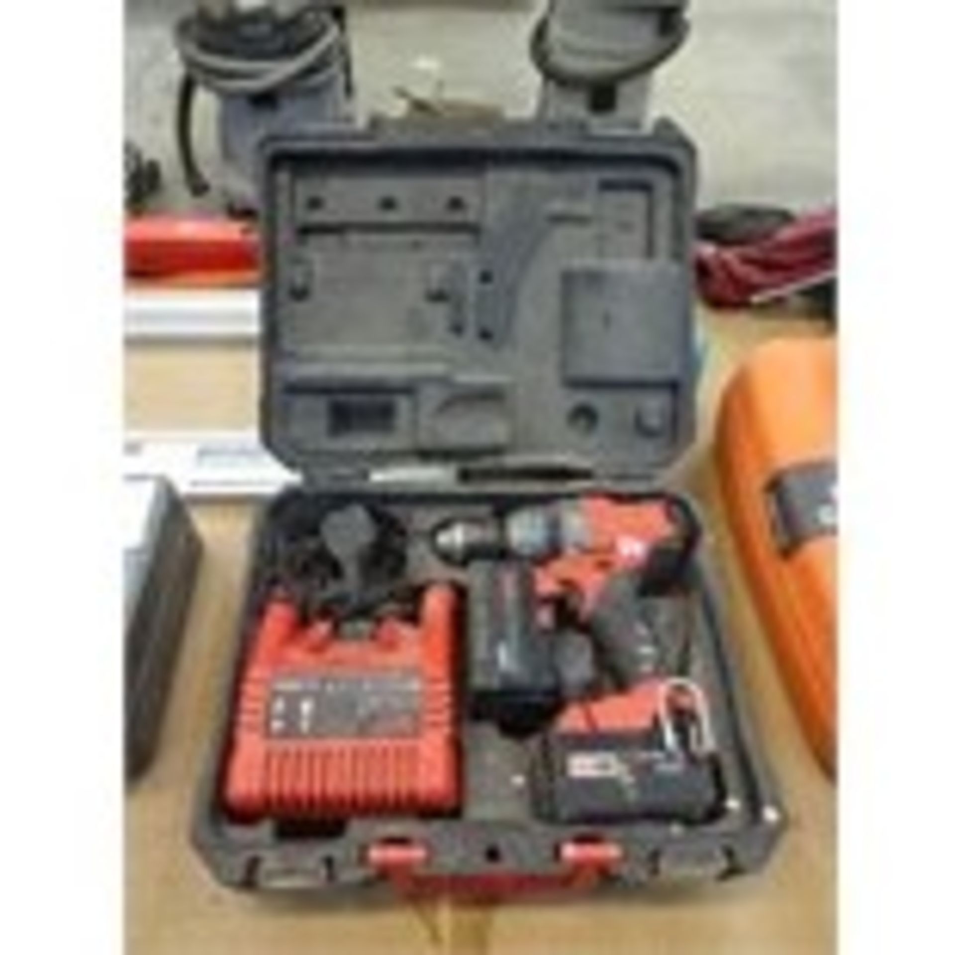 MILWAUKEE MI8CPD 18v lithium iron cordless drill wiith case