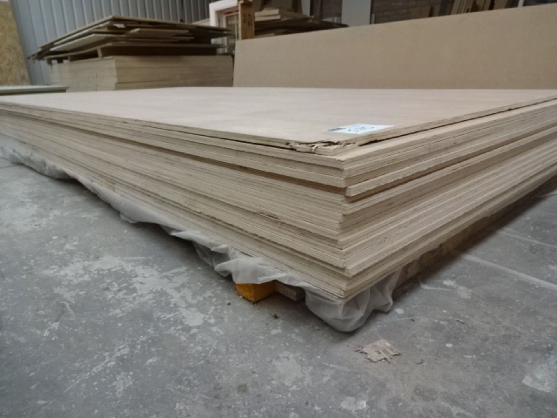 18 x 8ft x 4ft plyboard sheets (12mm depth) - Image 2 of 2