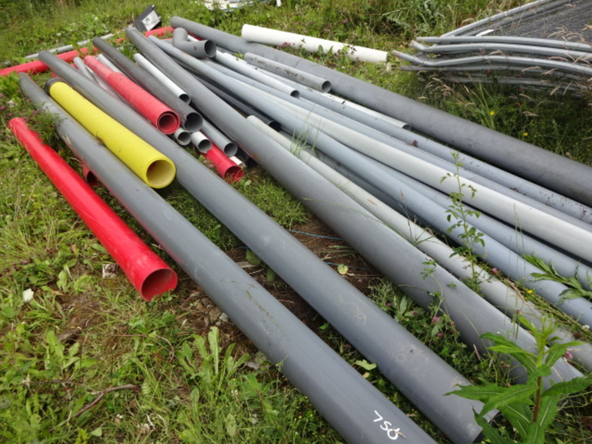 Quantity of random plastic piping and ducting