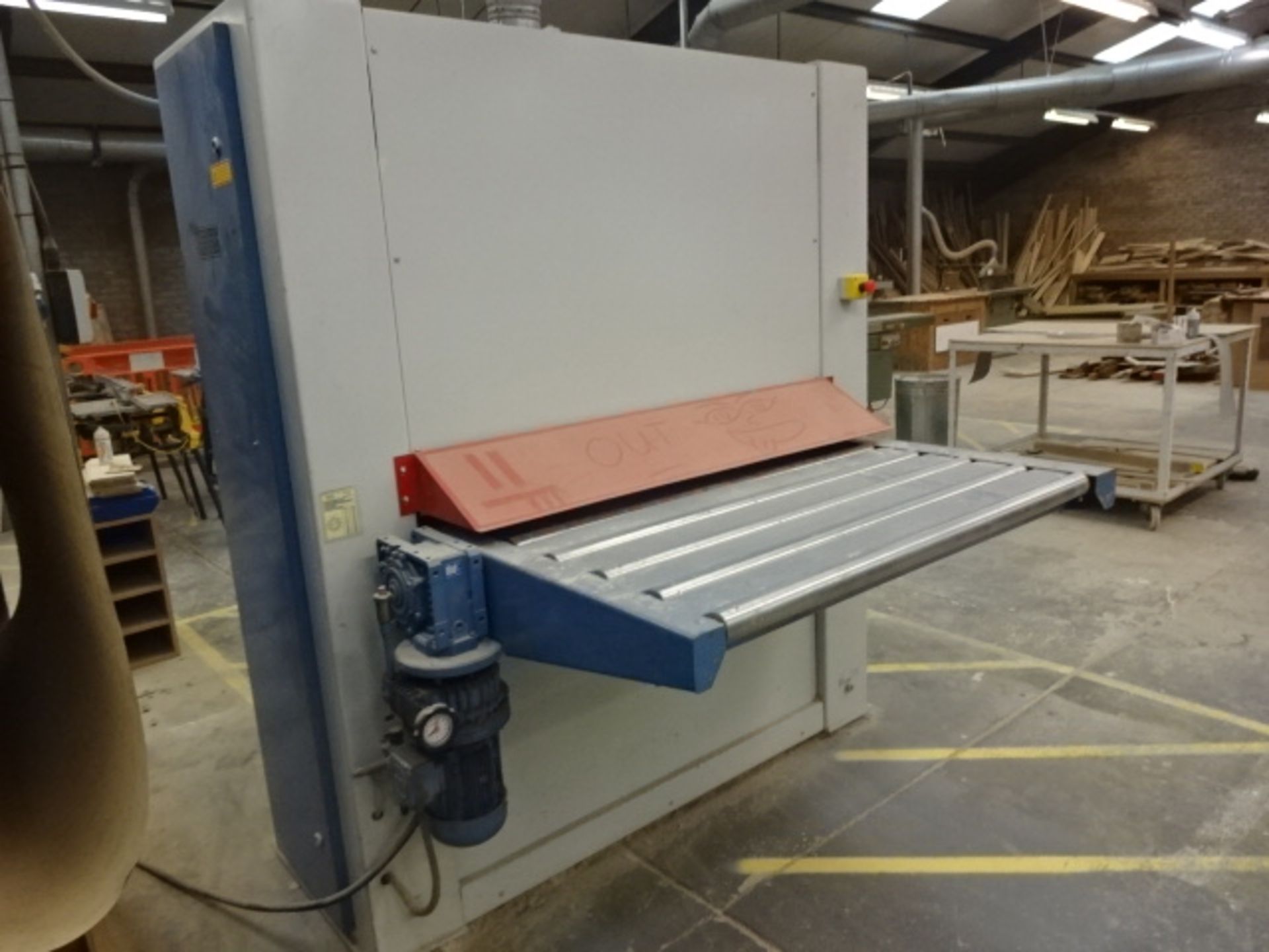 2005 BOERE Sandrite 1100C 415v drum sander S/n: 05066217 1100mm cap, with control panel - Image 5 of 7