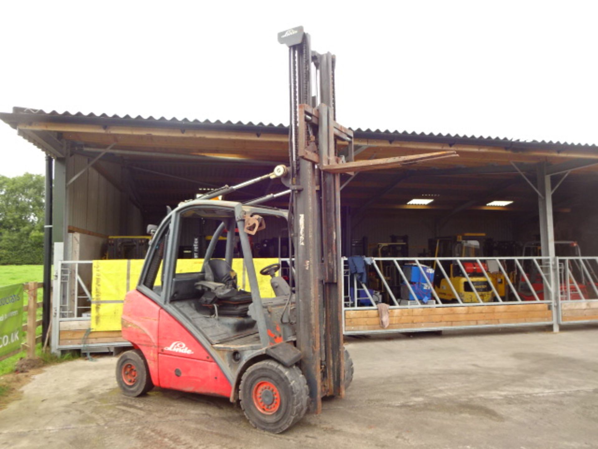 2004 LINE H30D 3t diesel driven forklift truck S/n: H2X3939R00381 with duplex mast & side-shift ( - Image 6 of 7