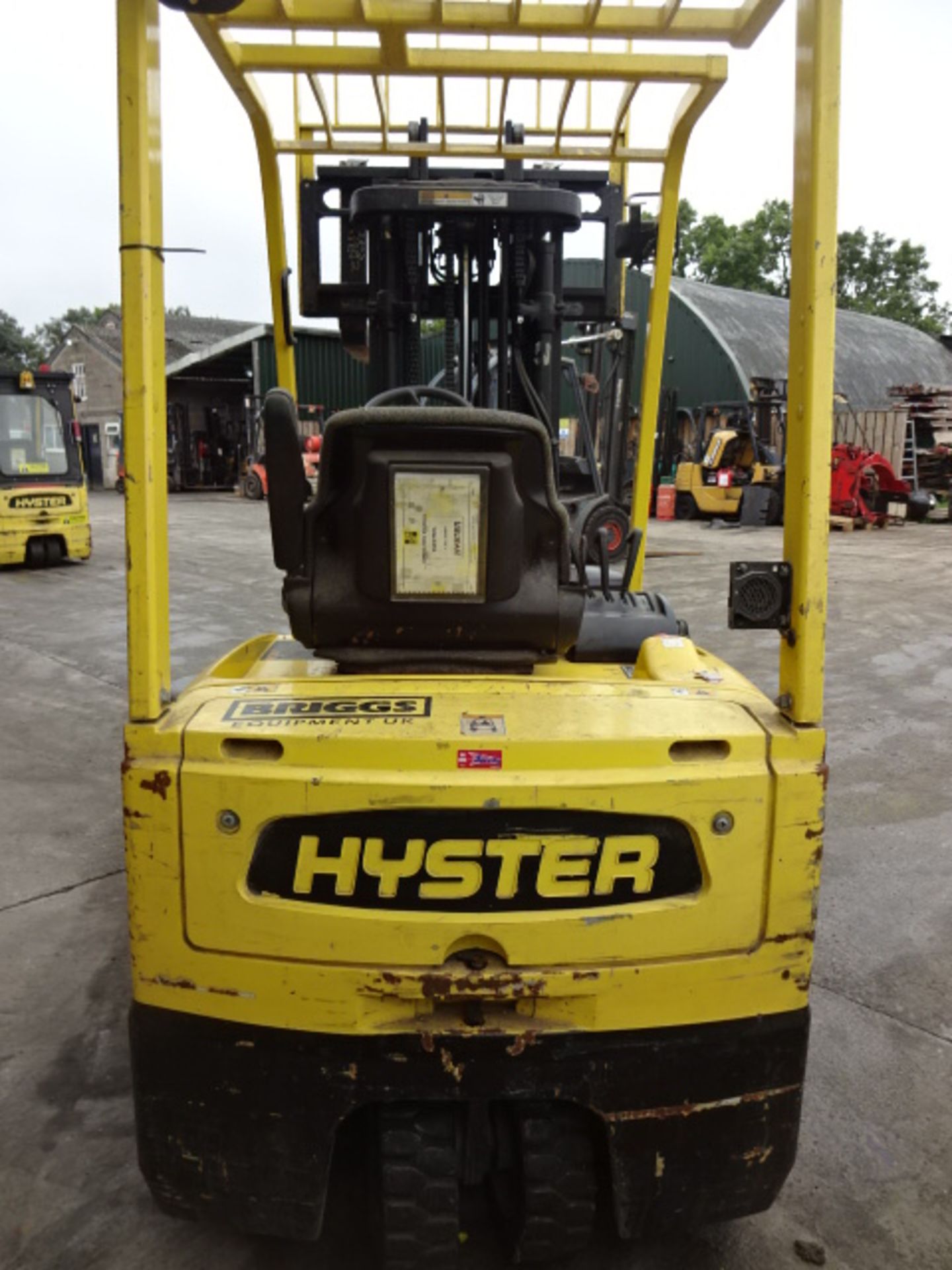 2005 HYSTER J1.60XMT 1.6t battery driven forklift truck S/n: J160A012370C with triplex free-lift - Image 8 of 8