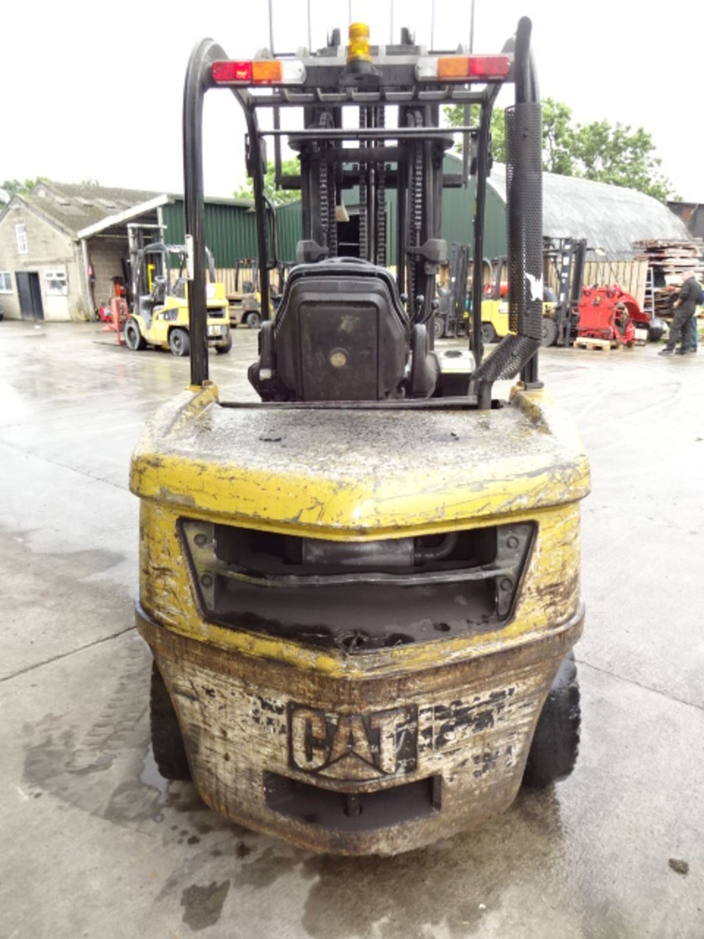 2007 CATERPILLAR DP35N 3.5t diesel driven forklift truck S/n: ET14E51073 with triplex free-lift mast - Image 8 of 8