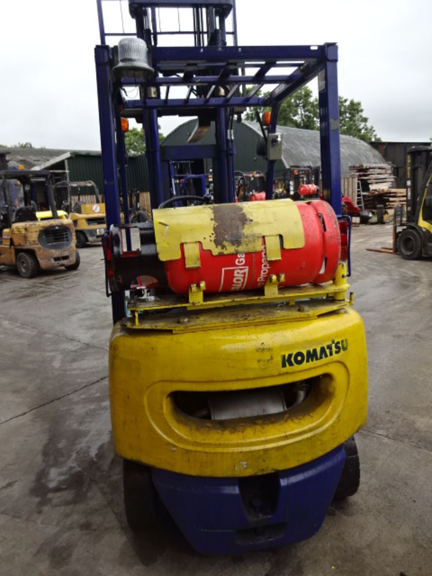 2002 KOMATSU FG15HT-17 1.5t gas driven forklift truck S/n: 636157 with duplex mast & side-shift ( - Image 9 of 9