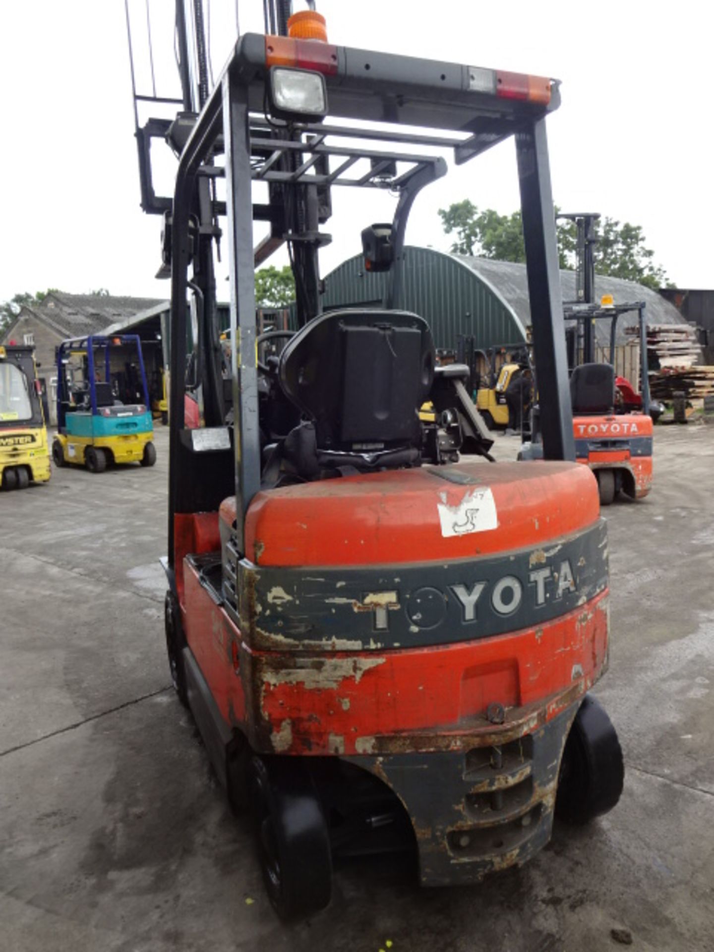 2010 TOYOTA 7FBMF16 1.6t battery driven forklift truck S/n: E14796 with duplex mast & side-shift ( - Image 7 of 7