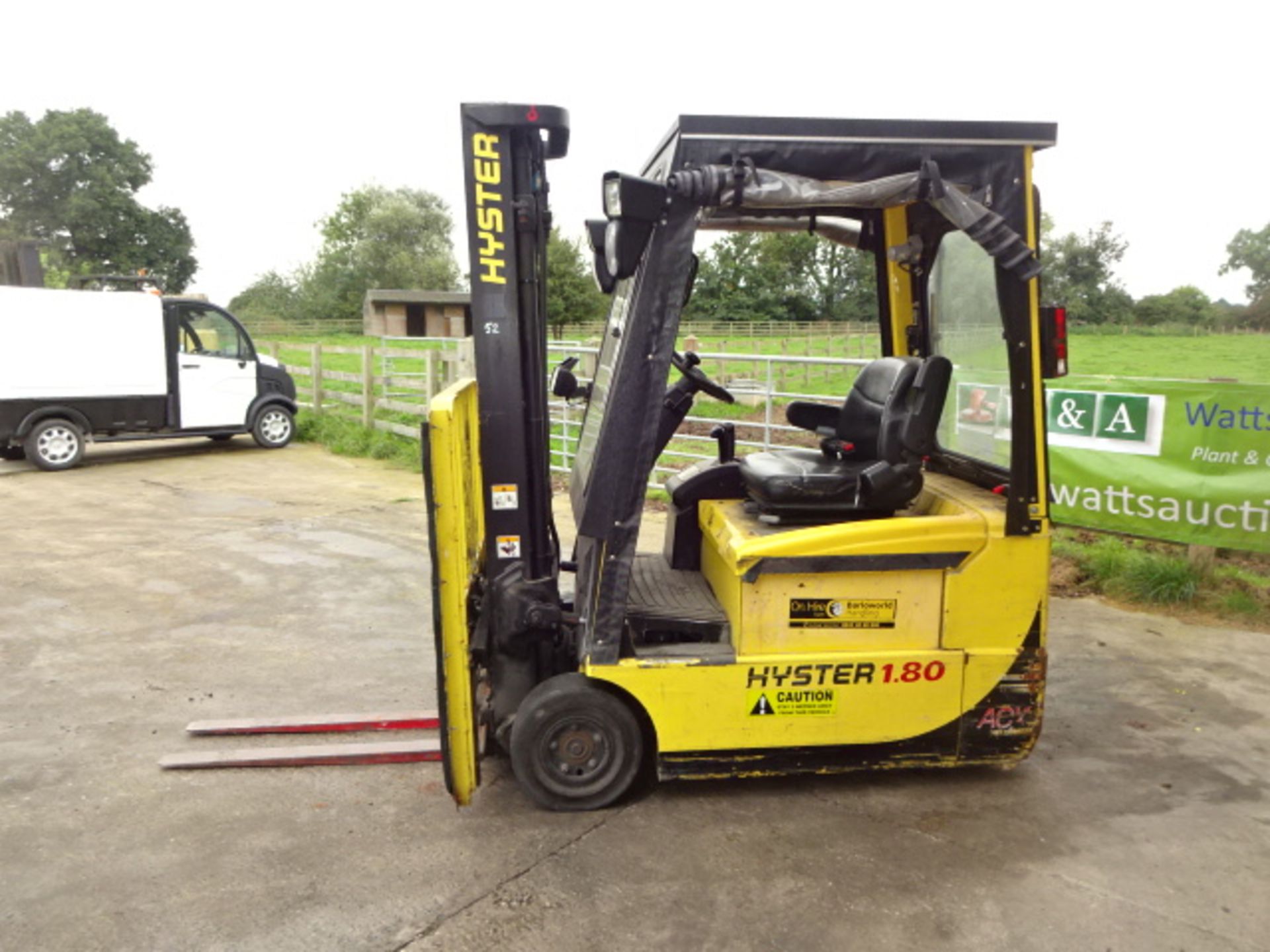 2006 HYSTER J1.80XMT 1.8t battery driven forklift truck S/n: J160A03541D with triplex free-lift - Image 4 of 8