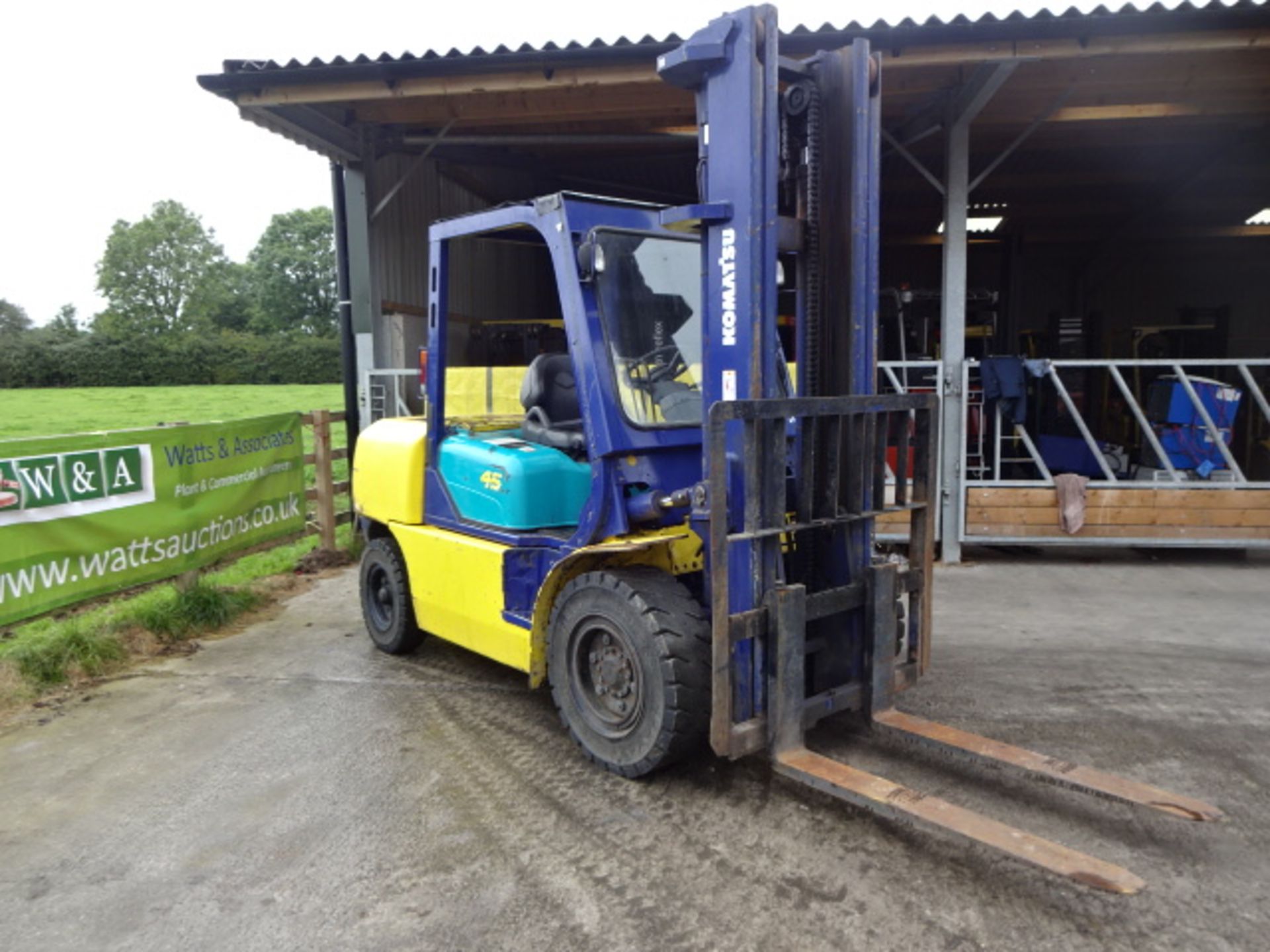 2003 KOMATSU FD45T-7 4.5t diesel driven forklift truck S/n: 105482 with duplex mast (RDL)