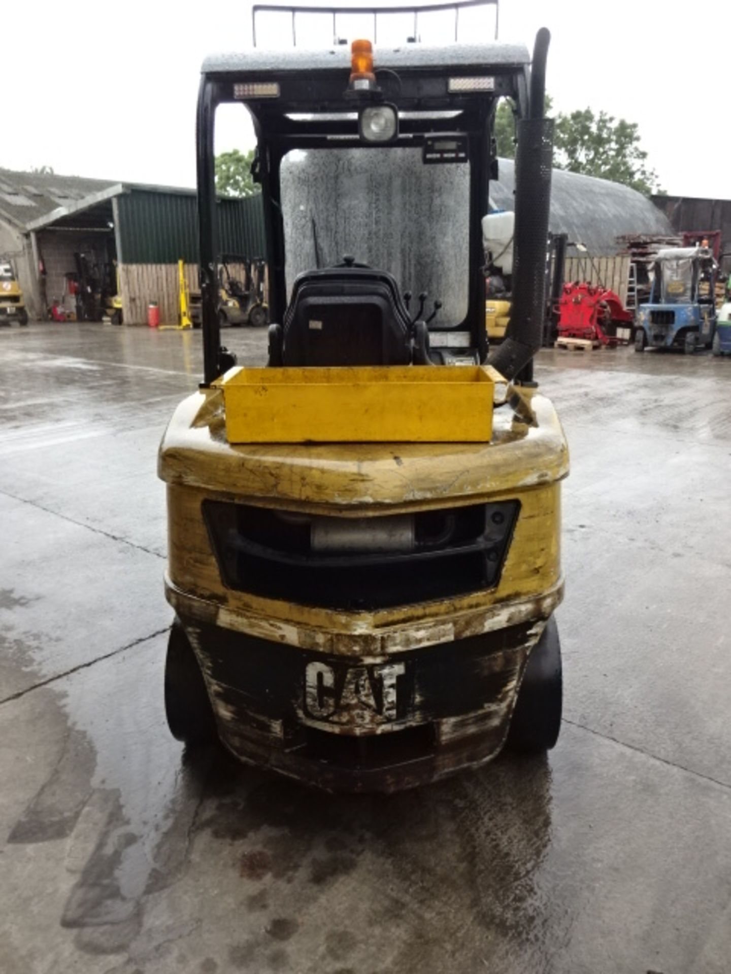 2007 CATERPILLAR DP30N 3t diesel driven forklift truck S/n: ET14E01791 with triplex free-lift mast & - Image 9 of 9