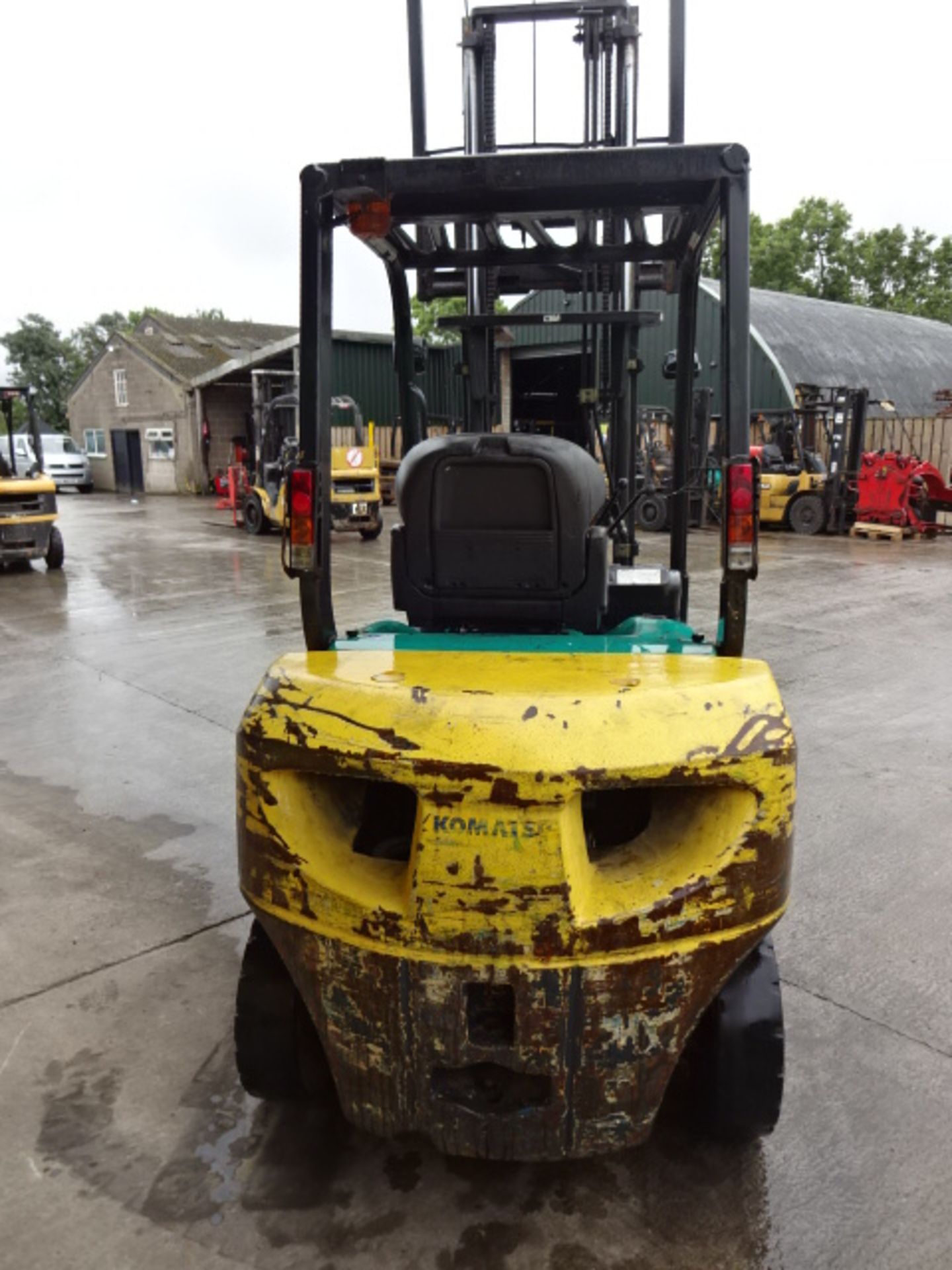 2008 KOMATSU FD25T-16R 2.5t diesel driven forklift truck S/n: 703823R with duplex mast & side- - Image 9 of 9