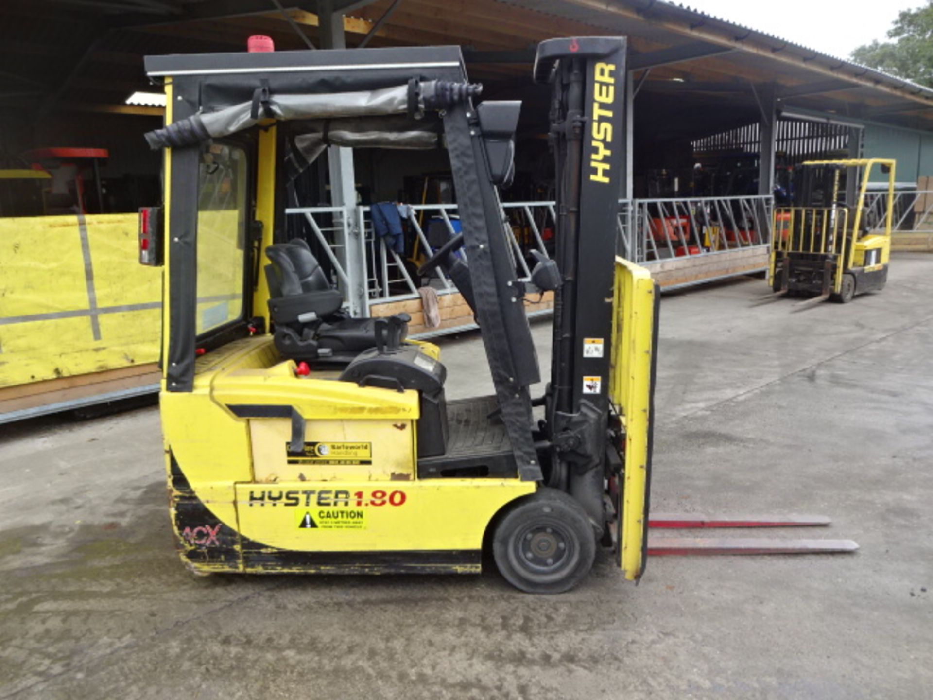 2006 HYSTER J1.80XMT 1.8t battery driven forklift truck S/n: J160A03541D with triplex free-lift - Image 8 of 8