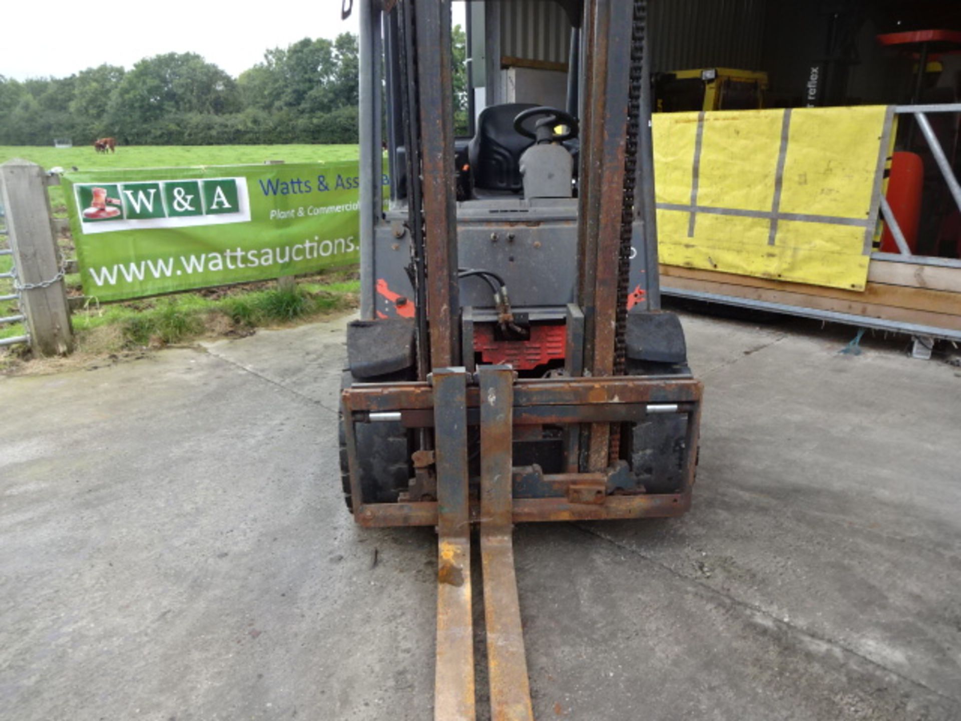 2004 LINE H30D 3t diesel driven forklift truck S/n: H2X3939R00381 with duplex mast & side-shift ( - Image 2 of 7