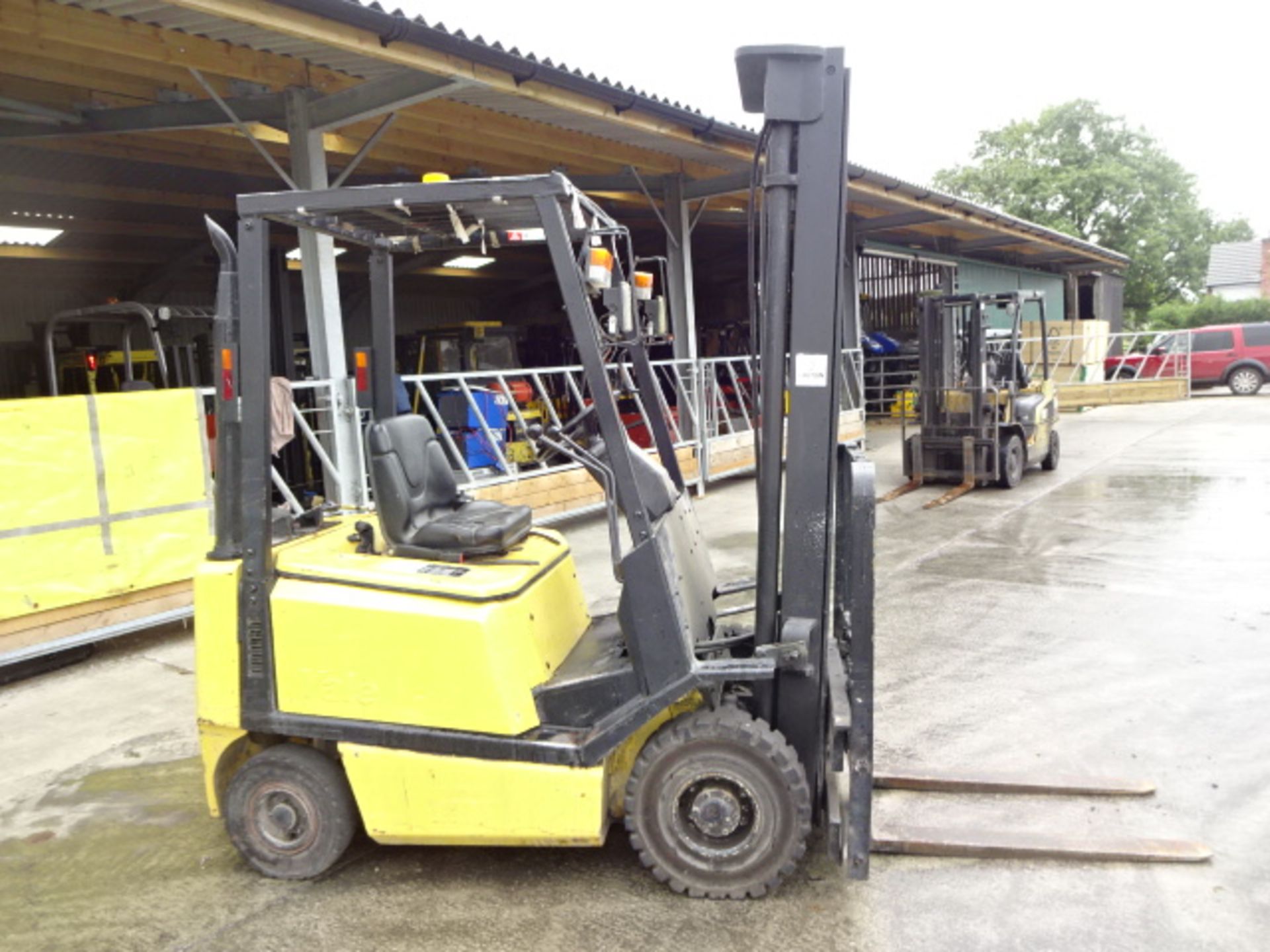 YALE H1.50 1.5t gas driven driven forklift truck S/n: CY0457M with duplex mast & side-shift (RDL)( - Image 8 of 8