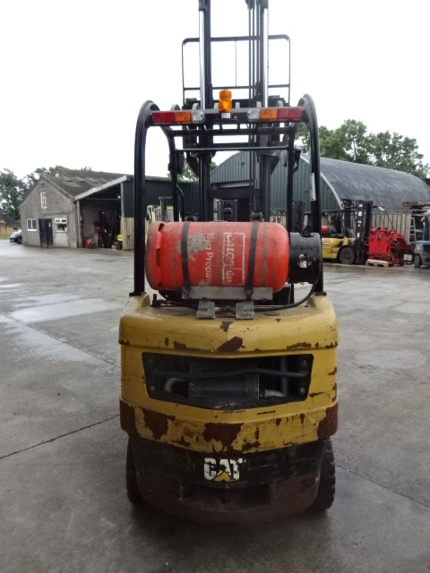 2007 CATERPILLAR GP18N 1.8t gas driven forklift truck S/n: ET34L40840 with duplex mast & side- - Image 10 of 10