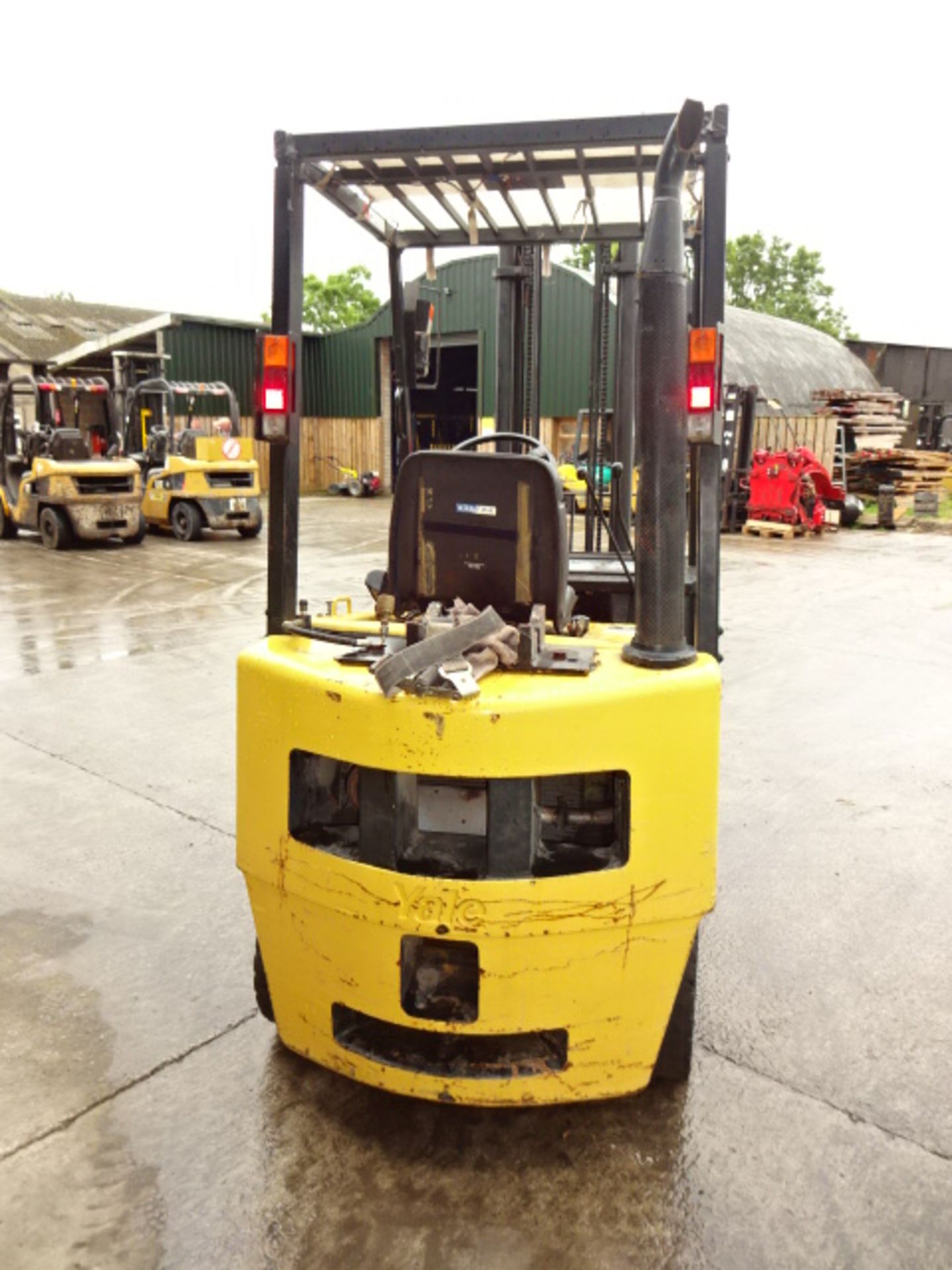 YALE H1.50 1.5t gas driven driven forklift truck S/n: CY0457M with duplex mast & side-shift (RDL)( - Image 6 of 8