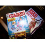 1980s MAD extra magazine and 1982 Cracked magazine