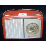 Original c1960 Dansette portable transistor radio