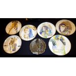 RELIGIOUS THEMED PLATES. Seven religious themed collector's plates, boxed with certificates.