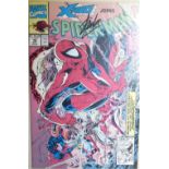 X FORCE JOINS SPIDERMAN Magazine signed by Stan Lee