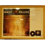 SIGNED QUEEN POSTER.