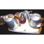 PICQUOTWARE TEA SERVICE.