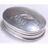 SILVER PILL BOX.