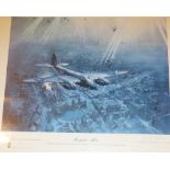 MOSQUITO MKII BOMBING RAID PRINT.