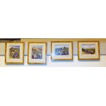 LOXTON FRENCH FRAMED PRINTS.