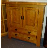 OAK TV CABINET.