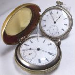 PAIR CASED POCKET WATCH.