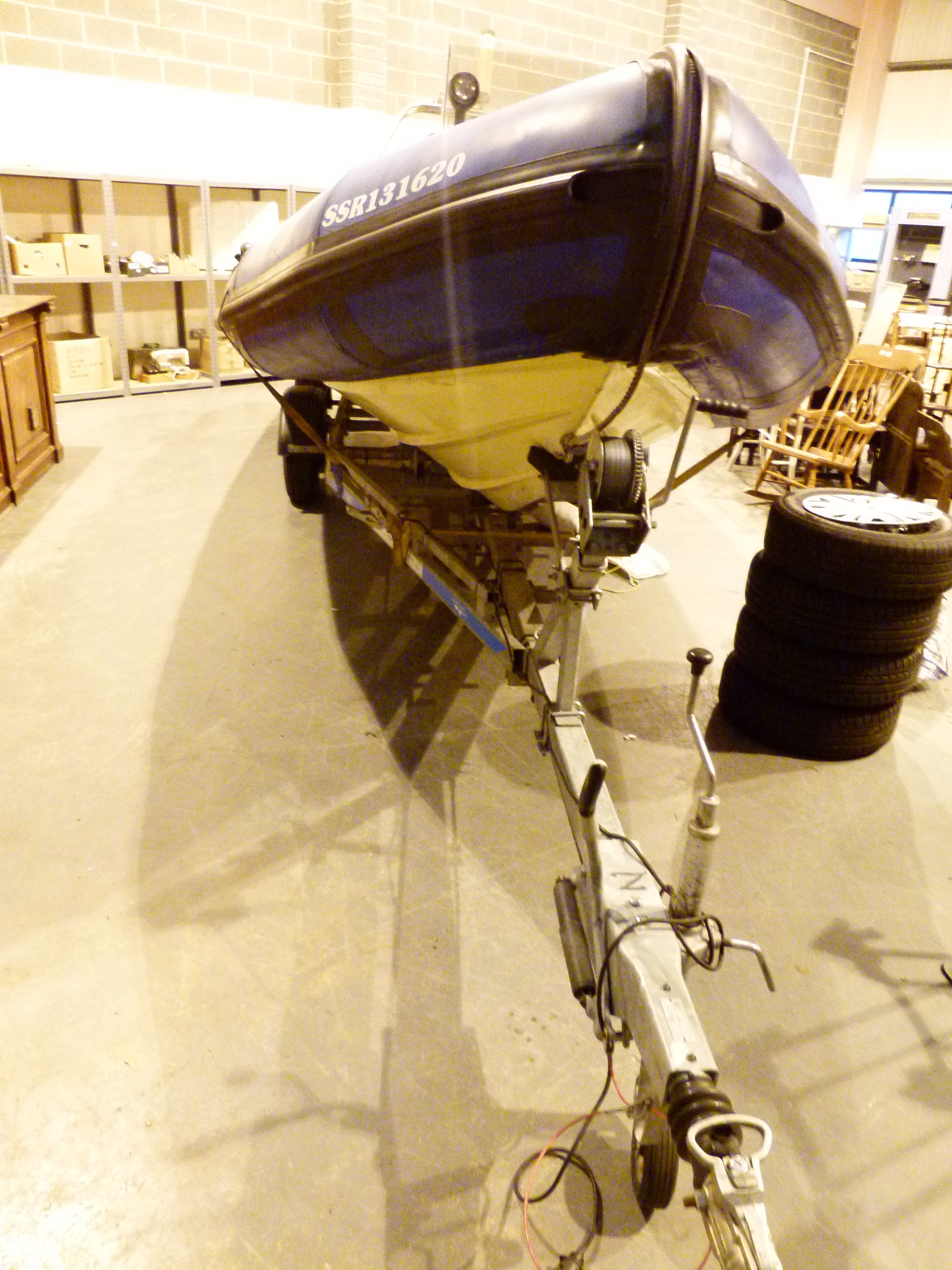 8.5 METRE RIB & HONDA 225 HP OUTBOARD. - Image 7 of 8