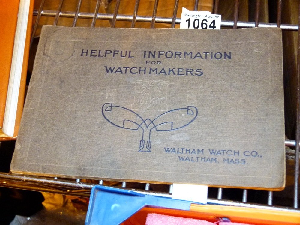 VINTAGE WATCHMAKERS HANDBOOK.