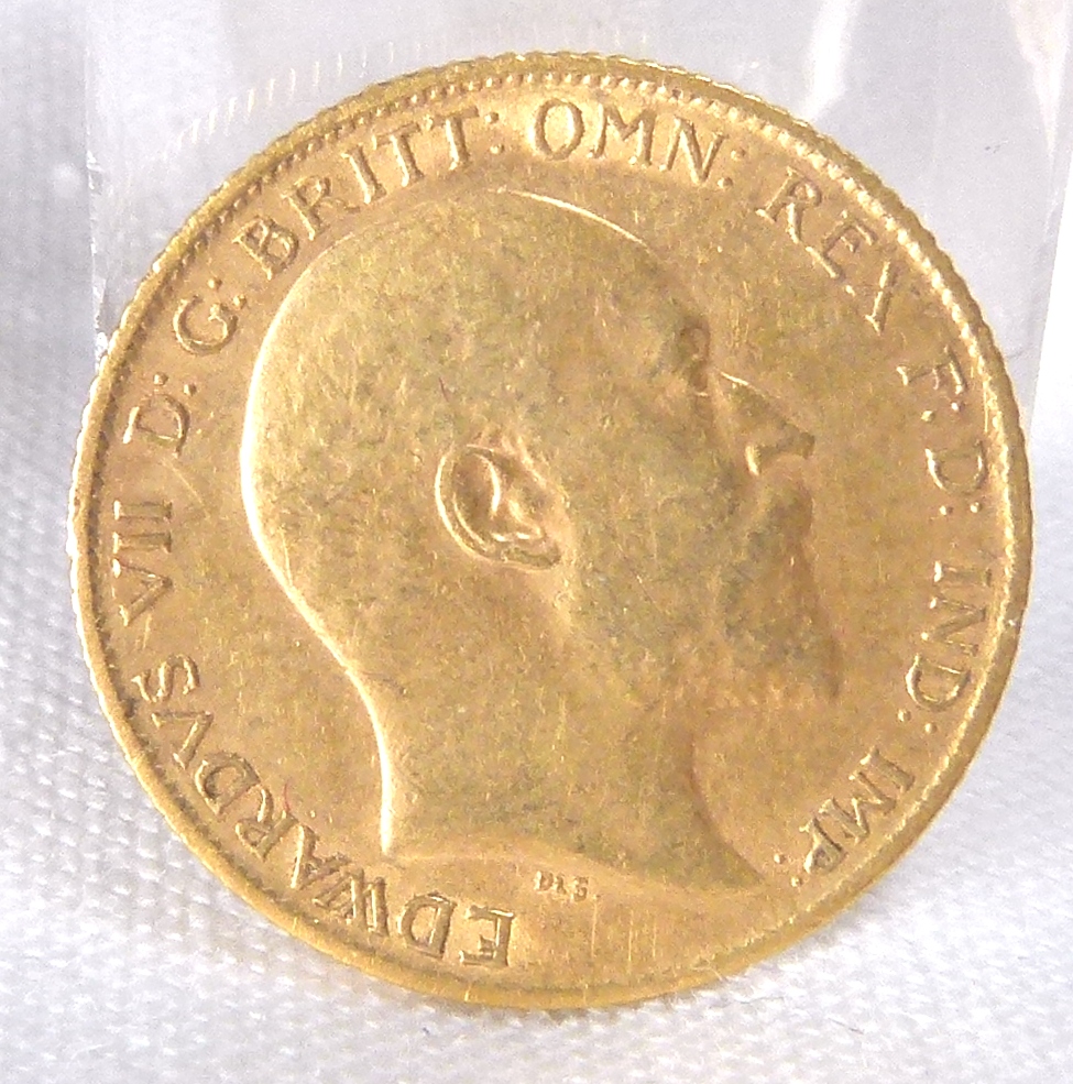 1907 EDWARD VII HALF SOVEREIGN. - Image 2 of 2