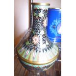 JAPANESE VASE. Japanese cloisonne vase H