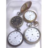 POCKET WATCHES. Four mixed pocket watche